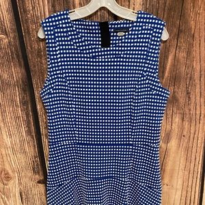 Tommy Hilfiger Blue Checkered Dress Size 14